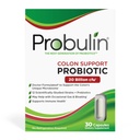 Probulin Colon Support Daily Probiotic + Prebiotic + Suport Sanatate Gut, Gaz Ocazional si Blooting - 20 Miliarde CFU - 12 Straiuri, 30 Capsule Vegane