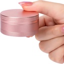 Portable Pill Box Caz Pilula de zi cu zi - impermeabile un singur metal Pilula container pentru pungi de buzunar, aluminiu runda zilnica Medicina Organizator pentru a deține vitamine, ulei de pește, medicina dimensiune medie