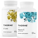 THORNE - Immune Support Combo - Vitamina D3 & Vitamina C Amestec pentru functia imunitara sanatoasa - 30 - 90 Serviri