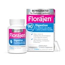 Florajen Digestion Probiotic - Advanced Gut Health Supplement for Constipation & Bloating Relief - 15 Miliarde de culturi vii - Formula Multi-Tren - Frigider pentru Potency & Freshness - 90 Capsule