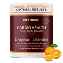 Fortune de viață 5000mg L- Arginine Supliment pulbere & 1000mg L-Citrulline, Potență mare Nitric Oxid de sanatate Booster, Rezistență, Performanță antrenament, Aroma de portocale naturale (20 serviri)
