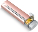 Travel Pill Organizator Săptămânal, 1 Time a Day ,Upgrade Premium Aluminum Aliaj Zilnic Pill Box 7 Day, Portable Metal Pilula Caz, Cute Pilula Deţinătorul pentru Hold Vitamine, Medicamente, Pastile, Suplimente (Pink)