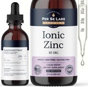 Per Se Labs Ionic Zinc lichid - 10 mg mare absorbtie 240 Serviri picaturi de zinc lichid pentru adulti - Suport imun Suplimente de zinc de îngrijire a pielii - Vegan zinc sulfat supliment alimentar antioxidant - 2 Oz