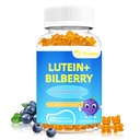 20mg Gume lutein & zeaxanthin cu bilberry, Astexanthin, Omega 3, Vitamina C, E - Sugar Free Eye Health Supliment pentru adulți și copii - Dry Eye Relief, Vision Clarity, Suport macular
