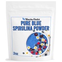 Albastru Spirulina pulbere Pure de la albastru verde Algae mare pentru piureuri de copt mancare naturala Vegan de colorat Phycocianin 2 oz 57g până la 70 Serviri