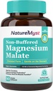 Malat de magneziu, forma Chelated, extrem de absorbabil, nebuffed, blând pe stomac, pentru adulți și copii, doza flexibilă, producția de energie, funcția nervoasă și musculară, 90 capsule Vegan