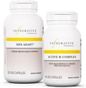 Terapologii integrate Bundle cu active B-complex, 60 capsule & HPA Adapt, 120 capsule Vegane - Active B-complex pentru a sprijini metabolismul energetic - HPA Adaptat pentru a sprijini răspuns de stres sănătos