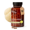 Terapia plantelor Lion Coama supliment capsule ciuperci fabricate în Statele Unite ale Americii 4 luni de aprovizionare susține sănătatea creierului, Claritatea mintală și suplimente de memorie pentru femei și bărbați 120 Capsule vegetariene