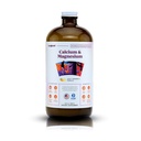 LIQUIDHEALTH Calciu & Magneziu supliment de vitamina lichida adulta - Os, comun, musculare, suport tesut Connectiv, Heart Health, Nutrients esential - Made in the USA, Vegan, Non OMG, No Sugar (32 oz)