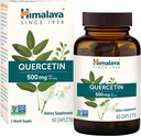 Himalaya Querbetin Supliment pentru Suport Bioflavonoid pe bază de plante și wellness zilnic, Antioxidant și Immune Support, 500 mg, Non-GMO, 60 Caplete vegetariane, 2 luni de aprovizionare