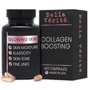 Bella Vérité Daily Collagen Supliment pentru femei si barbati - Vitamine esentiale pentru o Complexie Tineret, Radiant & Sănătate generală - Suport Glowing & Skin Smooth, Reduce ridurile si uscatura (60 capsule)