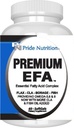 Pride Nutrition Premium EFA Omega 3-6-9 Supliment pentru bărbaţi şi femei 5 în 1 - EPA, DHA, GLA, ALA & CLA Acidi graşi esenţiali cu ulei de peşte - Softgel Pills