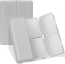 FYY Daily Pill Organizator, 7 Compartimente Portable Pilula Case Travel Pill Organizator, [Folding Design] Pilula cutie pentru Purse Pocket pentru a deține vitamine, Cod Ulei de ficat, Suplimente și medicamente-Grey