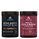 Nutriție veche Multi Colagen Pulbere de proteine, Nearomate, 45 Serviri + Bronth Proteine Pulbere, Ciocolată, 20 Serviri