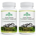 Active Hexoză Corlegated Compus 1500 mg Supliment, Natural 8 Mushroom Extras Supliment, Sistem imunitar, Funcţia hepatică, Natural Killer şi activitatea celulelor T, 180 Capsule Veggie