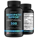 Neuropatie suport Nervi naturale discomfort ajutor - Made in USA - Nervi antioxidant pentru Nevralgie trigeminala, Neuropatie diabetica si periferica - Hands, Neck, Feet & Toes Tratamentul Formula - 60 Capsuri