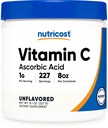 Pulbere de acid ascorbic Nutricost (Vitamina C) 0,5 LBS (8 Ounce)