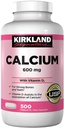 Kirkland Signature Calciu 600 mg. cu vitamina D3, 500 comprimate (2 cutii)