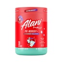 Alani Nu Pre Workout+ Powder Cherry Slush, Extra Boost, Sugar Free, 300mg Cafeina, L-Theanină, Beta-Alanină, Citrulină, 30 Serviri