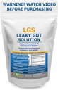 Leaky Gut Repair w/L Glutamina & Prebiotices- Gut Restore, Leaky Gut Health Powder- Leaky Gut Repair Supplements for IBS, Digestive Restaurare & Gut Lining Support- Includes Guthealth Assistant Book