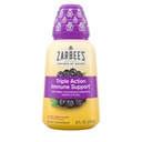 Zarbee's Liquid Daily Immune Support, High Concentrat Liquid, with Real Elderberry Vitamina C & Zinc, Black Elderberry Flavor, For Daytime Use, 8 Fl Oz, brand is Zarbee's