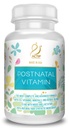 ACTIF Vitamină postnatală cu 25+ vitamine organice și plante aromatice organice, Nursing și Suplimentul de alăptare, susține dezvoltarea creierului copilului, non-GMO, Made in USA, 90 Conte