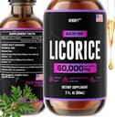 HERBIFY Extract de rădăcină de lemn dulce - supliment puternic de lemn dulce - supliment de sprijin pentru plămâni - extract de lemn dulce pentru sănătatea pielii și suport imunitar - Made in USA - 2oz
