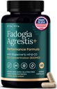 Organic Fadogia Agrestis 600mg pentru suport de testare naturale (2X mai pure - 3X mai mult Ababsorbant) Atlet aprobat - Sprijină creștere musculară și recuperare, niveluri de energie sănătoasă, unitate, rezistență și stare de spirit - 60ct