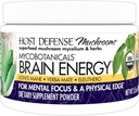 Hoste Defense MycoBotanicals Brain Energy* Powder - Brain & Focus Supplement with Lion's Mane Mushroom - Dietary Supplement with Yerba Mate for Energy Support - 3.5 oz (33 Servings) *