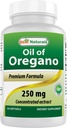Cel mai bun ulei natural Oregano 250 Mg Softgels, 120Count