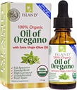 Ulei de Oregano Picături lichide organice (1 fl oz) - Amestec de ulei organic Oregano și ulei de măsline, cultivate în Spania