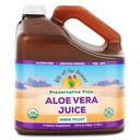 Lily of the Desert Aloe Vera Juice - Organic, Conservative-Free Inner Fillet Aloe Vera Drink with Natural Digestive Enzymes for Gut Health, Stomac Relief, Wellness, Glowing Skin, 128 Fl Oz