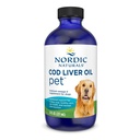 Nordic Naturals Pet Cod Ulei de ficat de companie, Nearomat - 8 oz - 1048 mg Omega-3 Per Teaspoon - Ulei de pește pentru câini cu EPA & DHA - Promovează pielea, haina, și sănătatea imună