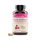 NatureWise Milk Thistle with Dandelion Root - Silymarin - Antioxidant Ficat & Rinichi Supliment de sprijin pentru sănătate - Vegan, Non-GMO, Gluten Free - 60 Conte[60-Day Suppliment]