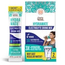 GuruNanda Hydramate suport Mix de băuturi hidratare - Pachete cu pulbere electrolit pentru deshidratare, exercitii si energie - Fără dulciuri adăugate, fără GMO, aromă naturală de lămâie - 2 Conte (0,56 oz Each)