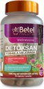 Betel Natural Detoxsan Capsule Total Detox Cleanse Healthy Ficat și Colon - 1500 mg per Serving