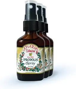 Generic 3-Sticle de Apiario Silvestre Brazilian Green Bee Propolis Spray Glicolic Extract 30ml -Non Alcoolic, Apă fără, Honey Free, Gluten gratuit