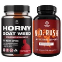 Bundle of Horny Goat Weed for Men with Black Maca Root, Tongkat Ali, Saw Palmetto & Panax Ginseng extract for Stamina & Energy and Nitrogen oxides Supplement with L-Arginine for Muscle Growth & Recovery