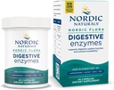 Nordic Naturals Nordic Flora Enzime digestive - 45 Capsule - Funcţie digestivă, Optimizează Disponibilitate Nutrient - Non-GMO - 45 Servings