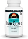 Sursa Naturals Garda de ficat, cu Silymarin, CoQ10, L-Cysteine Complex, pentru funcţie hepatică sănătoasă* - 120 comprimate