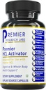 Premier Research Labs Premier HCL Activator - Pepsin Digestive Enzime Supliment pentru functia digestiva optima pentru barbati si femei, Acid gastric scazut, Absorbtie nutrient - 90 Capsule vegetariene