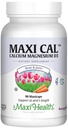Maxi Health Calciu 1000 mg Supliment cu vitamina D3 (1000 UI) şi magneziu (500 mg) - Oase, dinţi şi suport comun pentru bărbaţi şi femei - 90 capsule