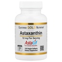 California Gold Nutrition Astaxanthin, Antioxidant Carotenoid, AstaLif Pure Islandez Biologic Active 99% Isomer, 12 mg, 120 Veggie Softgels