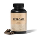 Extract organic Himalayan Shilajit Resin - 1000mg Max Potency, Lab testat Shilaj pur pentru bărbați și femei, 85+ Trace Minerale Acidul pelvian, Suport imun, Energie, cogniție, 2 Luna alimentare, 120 capsule