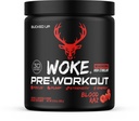 Bucked Up - Woke - HIGH STIM Pre Workout - Cel mai bun Tasting - Focus Nootrop, Pompa, Putere și creștere, 30 Servings (Blood Raz)