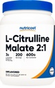 Nutricost L-Citruline Malate (2:1) Pulbere (600 Grams)