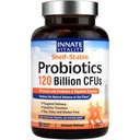 Probiotice înnăscute Vitalitate 120 Miliarde CFU pentru bărbaţi şi femei, 34 Tulpini cu prebiotice şi enzime digestive, Immune & Digestive Health, Lansare întârziată, Perioada de valabilitate stabilă, 30 capsule Vegas