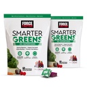 Force FACTOR Greens mai inteligente Chews Superfood, 2-Pack, Verzi și Superfoods cu Probiotice, Antioxidanți, și Fiber, Greens Supliment pentru a sprijini Digestia, oxid de azot și energie, 120 Chews moale