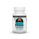 Sursa Naturals Vitamina B-12, susține producția de energie * 5 mg - 30 Fast Melt Vegan Formula