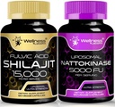 Capsule suplimentare cu nattokinază - 5000 FU - enzime din extractul pur japonez Natto